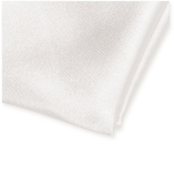 Weißes Satin Einstecktuch - Thumbnail 2