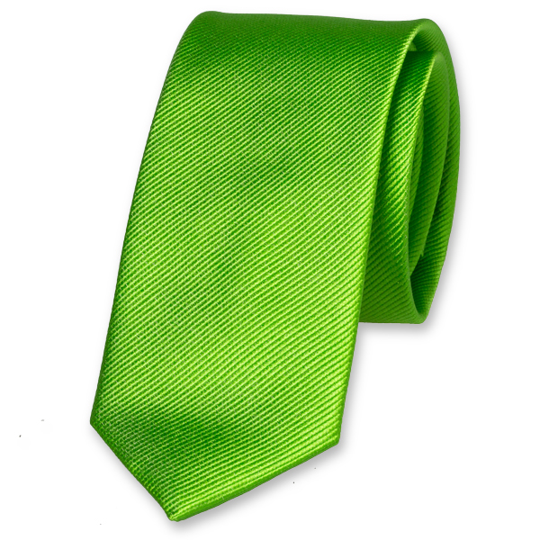 Schmale Krawatte apfelgrün (1)
