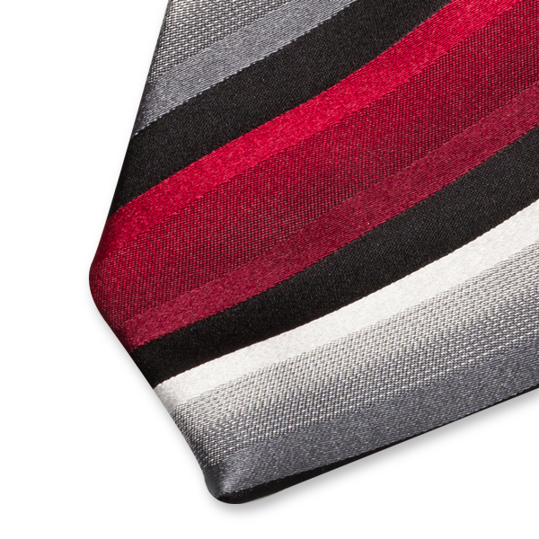 Business-Krawatte rot/schwarz/grau (2)