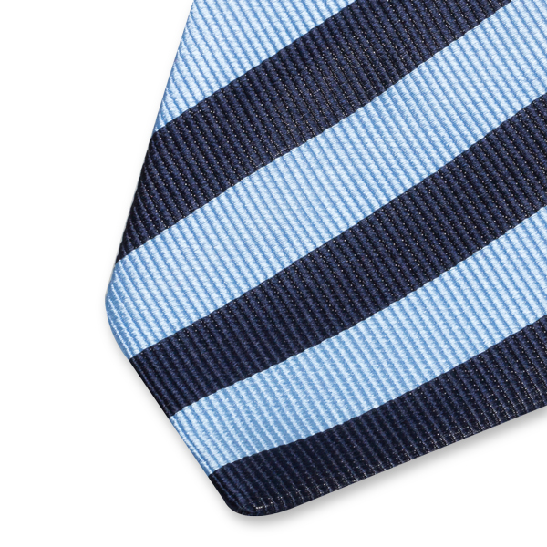 Streifenkrawatte blau/dunkelblau (2)