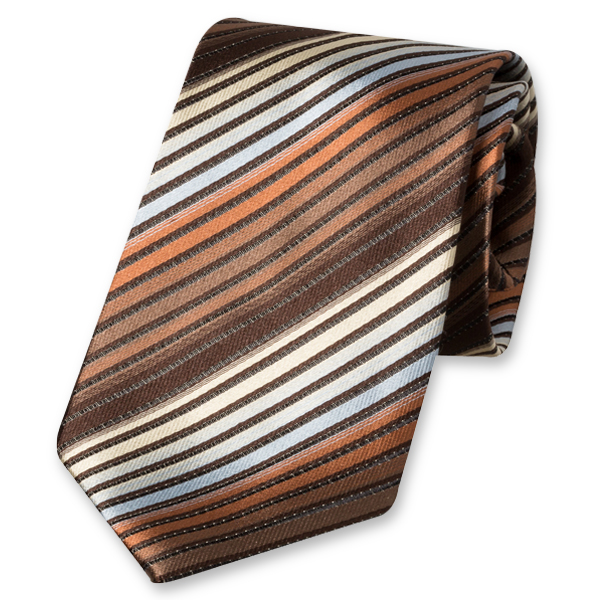 Krawatte multicolor braun (1)