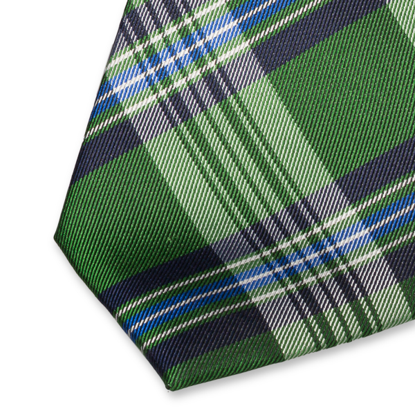 Karo Krawatte grün (2)