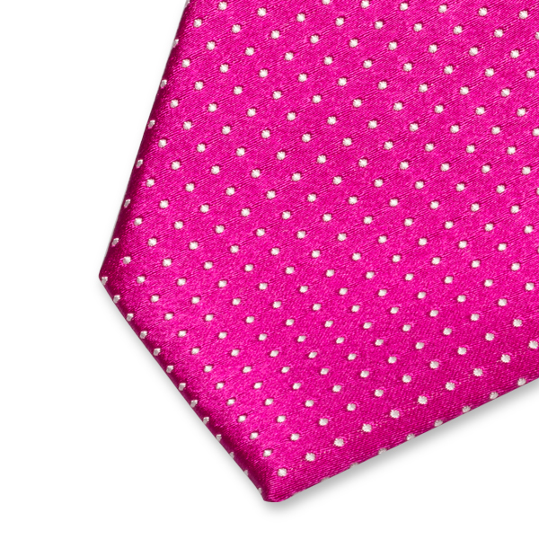 Krawatte Punkte Fuchsia (2)