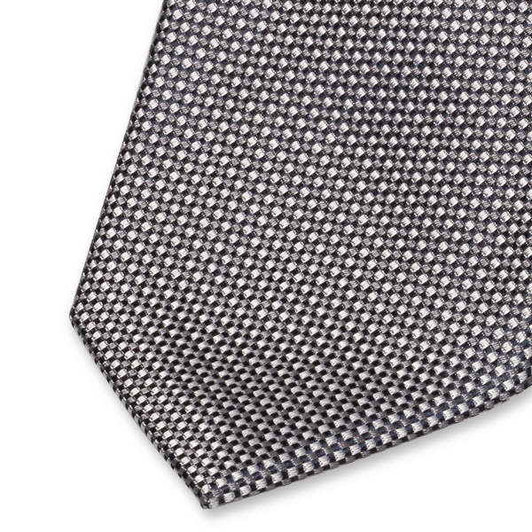 Two-tone Krawatte grau (2)