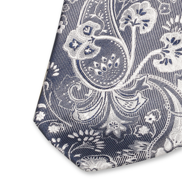Paisley Krawatte grau (2)