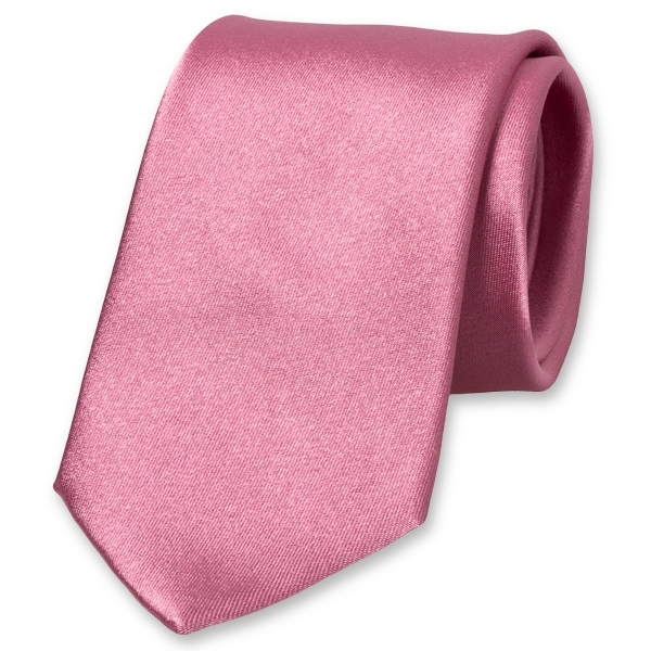 Altrosa Satin Krawatte (1)