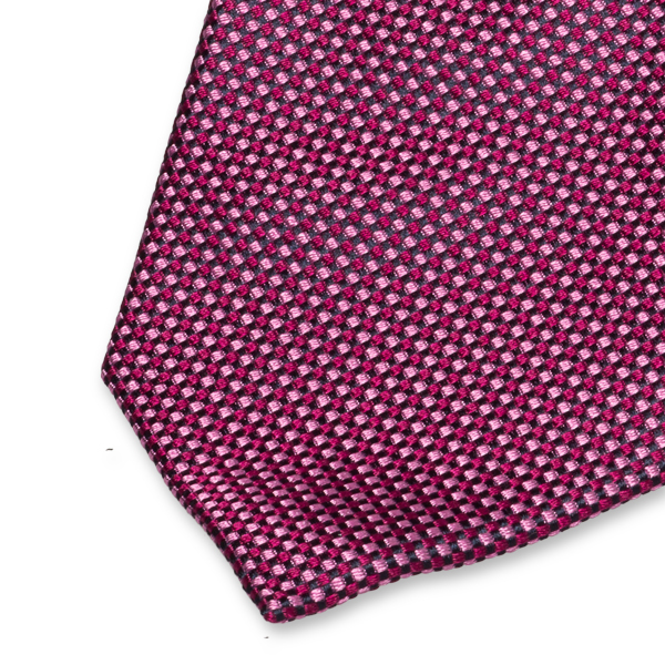 Two-tone Krawatte rosa (2)
