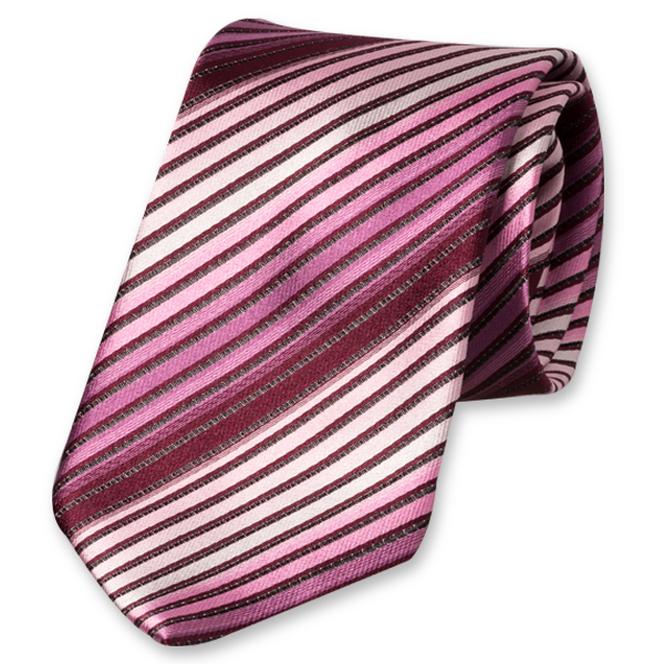 Krawatte multicolor rosa (1)