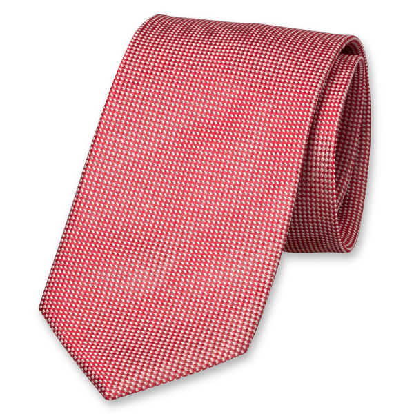 Krawatte Karostruktur Rot (1)