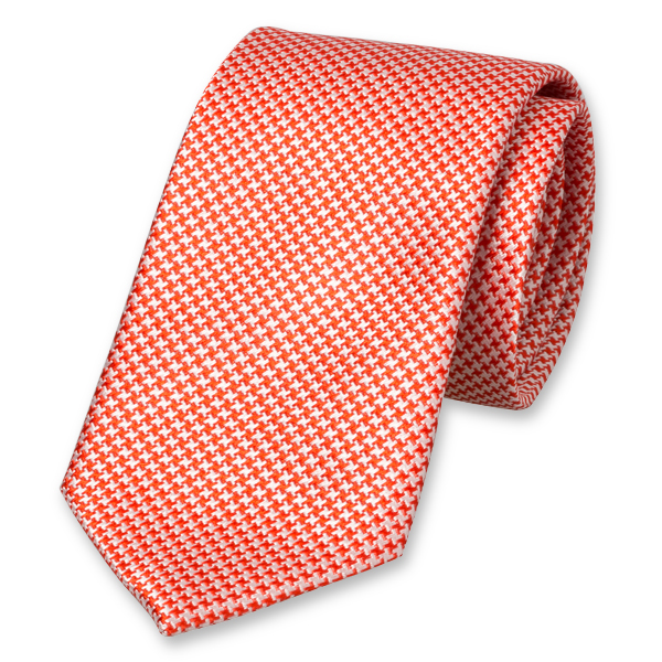 Krawatte rot, hellrosa (1)