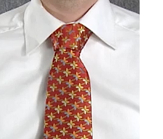 doppelter Windsor knoten